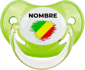 Efecto pincel de bandera República del Congo con nombre: Chupete Fisiológica