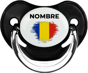 Efecto pincel de bandera Rumania con nombre: Chupete fisiológica