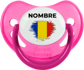 Efecto pincel de bandera Rumania con nombre: Chupete fisiológica