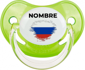 Bandera de efecto pincel ruso con nombre: Chupete fisiológica