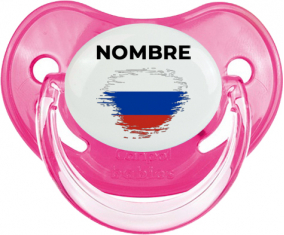 Bandera de efecto pincel ruso con nombre: Chupete fisiológica