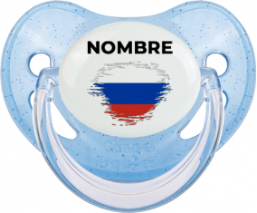 Bandera de efecto pincel ruso con nombre: Chupete fisiológica