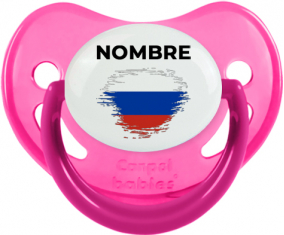 Bandera de efecto pincel ruso con nombre: Chupete fisiológica