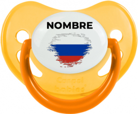 Bandera de efecto pincel ruso con nombre: Chupete fisiológica