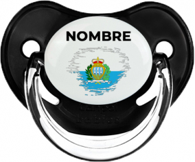 Bandera del efecto pincel de San Marino con nombre: Chupete fisiológica