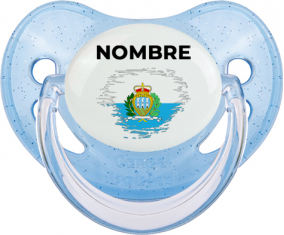 Bandera del efecto pincel de San Marino con nombre: Chupete fisiológica