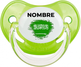 Efecto cepillo de bandera Arabia Saudita con nombre: Chupete fisiológica
