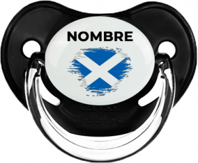 Bandera del efecto pincel de Escocia con nombre: Chupete fisiológica