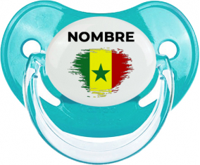 Bandera del efecto pincel senegalés con nombre: Chupete fisiológica