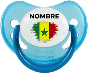 Bandera del efecto pincel senegalés con nombre: Chupete fisiológica