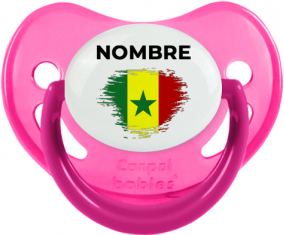 Bandera del efecto pincel senegalés con nombre: Chupete fisiológica