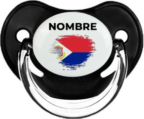 Sint Maarten pincel efecto bandera con nombre: Chupete fisiológica
