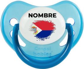 Sint Maarten pincel efecto bandera con nombre: Chupete fisiológica
