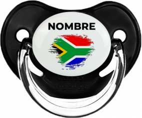 Bandera del efecto pincel sudafricano con nombre: Chupete fisiológica