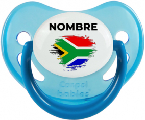 Bandera del efecto pincel sudafricano con nombre: Chupete fisiológica