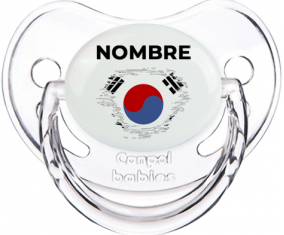 Bandera del efecto pincel de Corea del Sur con nombre: Chupete fisiológica