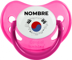 Bandera del efecto pincel de Corea del Sur con nombre: Chupete fisiológica