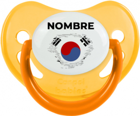 Bandera del efecto pincel de Corea del Sur con nombre: Chupete fisiológica