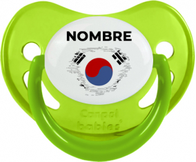 Bandera del efecto pincel de Corea del Sur con nombre: Chupete fisiológica