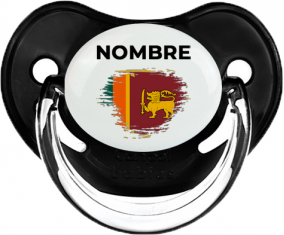 Sri Lanka Srilanka pincel efecto bandera con nombre: Chupete fisiológica