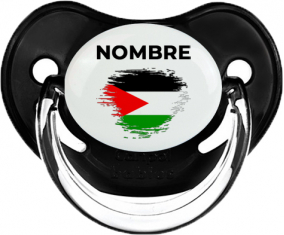 Efecto cepillo de bandera Estado de Palestina con nombre: Chupete fisiológica