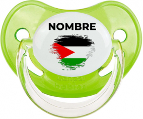 Efecto cepillo de bandera Estado de Palestina con nombre: Chupete fisiológica
