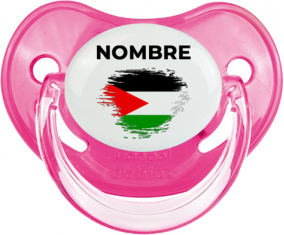 Efecto cepillo de bandera Estado de Palestina con nombre: Chupete fisiológica