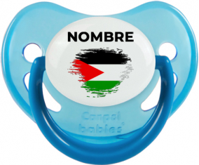 Efecto cepillo de bandera Estado de Palestina con nombre: Chupete fisiológica