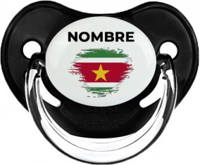 Bandera del efecto pincel surinam con nombre: Chupete fisiológica