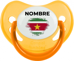 Bandera del efecto pincel surinam con nombre: Chupete fisiológica