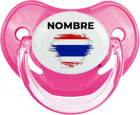Bandera del efecto pincel de Tailandia con nombre: Chupete fisiológica
