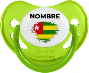 Togo pincel efecto bandera con nombre: Chupete fisiológica