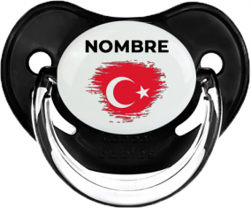 Bandera del efecto cepillo de Turquía con nombre: Chupete fisiológica
