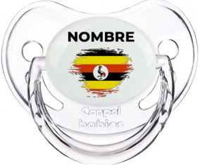 Bandera del efecto pincel de Uganda con nombre: Chupete fisiológica