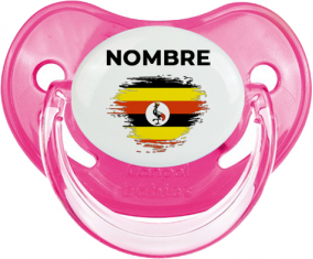 Bandera del efecto pincel de Uganda con nombre: Chupete fisiológica