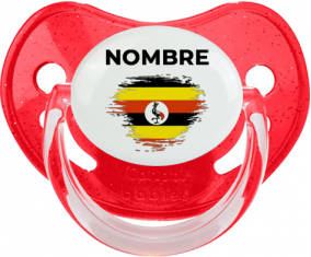 Bandera del efecto pincel de Uganda con nombre: Chupete fisiológica