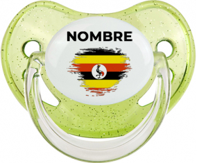 Bandera del efecto pincel de Uganda con nombre: Chupete fisiológica