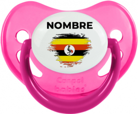 Bandera del efecto pincel de Uganda con nombre: Chupete fisiológica