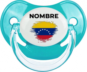 Venezuela cepilla bandera efecto con nombre: Chupete fisiológica personnalisée