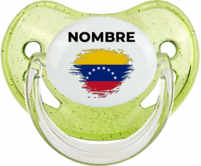 Venezuela cepilla bandera efecto con nombre: Chupete fisiológica