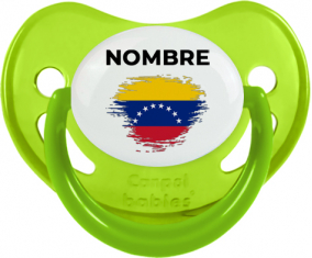 Venezuela cepilla bandera efecto con nombre: Chupete fisiológica