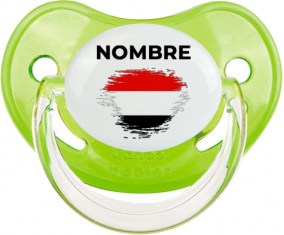 Bandera del efecto pincel de Yemen con nombre: Chupete fisiológica
