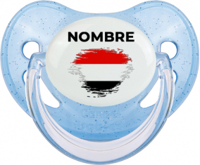 Bandera del efecto pincel de Yemen con nombre: Chupete fisiológica