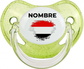 Bandera del efecto pincel de Yemen con nombre: Chupete fisiológica