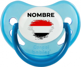 Bandera del efecto pincel de Yemen con nombre: Chupete fisiológica