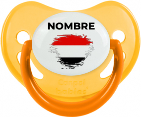 Bandera del efecto pincel de Yemen con nombre: Chupete fisiológica