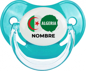 Bandera de Argelia con nombre: Chupete fisiológica personnalisée