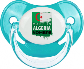 Made in Algeria diseño 3 con nombre : Chupete fisiológico personnalisée