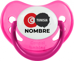 Bandera de Túnez con nombre: Chupete Fisiológica
