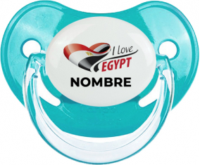 I love Egypt con nombre : Chupete Fisiológico personnalisée